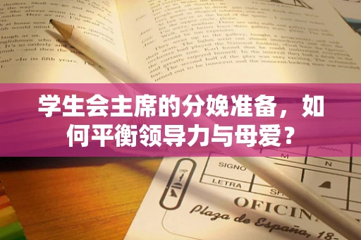 学生会主席的分娩准备，如何平衡领导力与母爱？