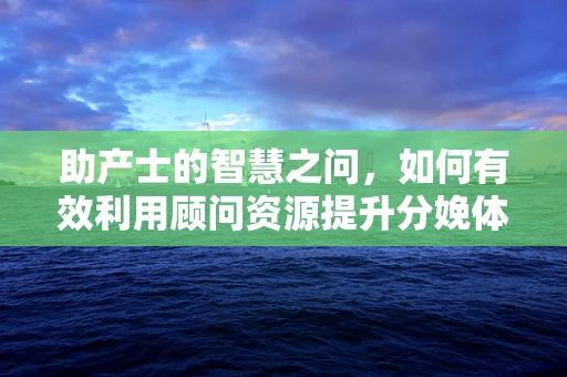 助产士的智慧之问，如何有效利用顾问资源提升分娩体验？
