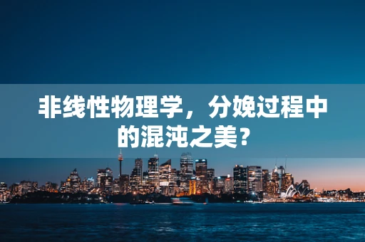 非线性物理学，分娩过程中的混沌之美？