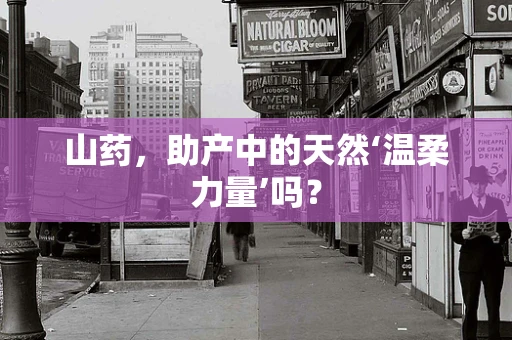山药，助产中的天然‘温柔力量’吗？
