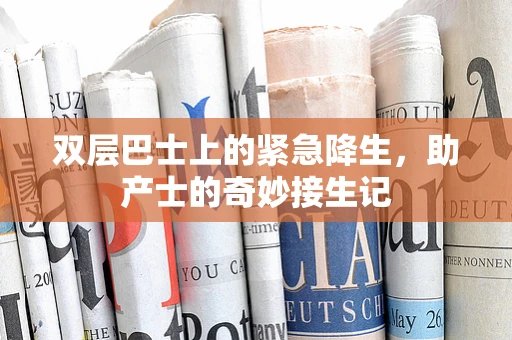 双层巴士上的紧急降生，助产士的奇妙接生记