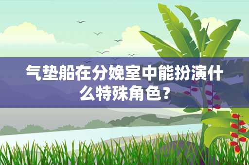 气垫船在分娩室中能扮演什么特殊角色？