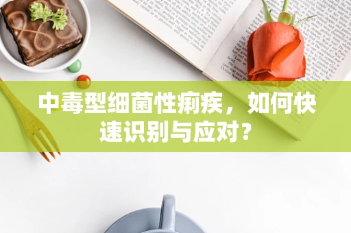 中毒型细菌性痢疾，如何快速识别与应对？