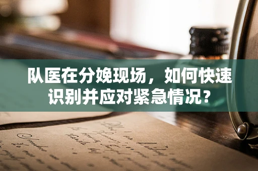 队医在分娩现场，如何快速识别并应对紧急情况？