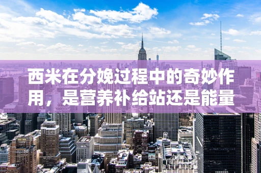 西米在分娩过程中的奇妙作用，是营养补给站还是能量加速器？