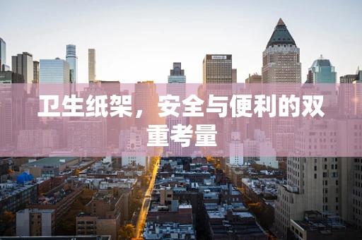 卫生纸架，安全与便利的双重考量