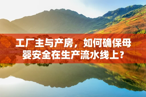 工厂主与产房，如何确保母婴安全在生产流水线上？