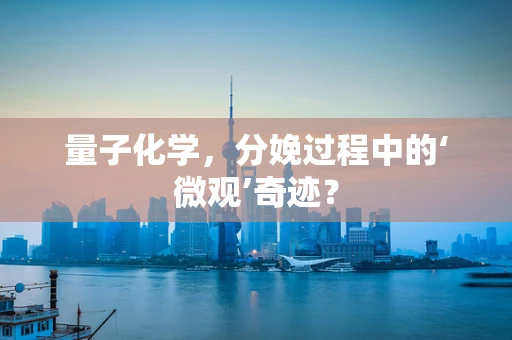 量子化学，分娩过程中的‘微观’奇迹？