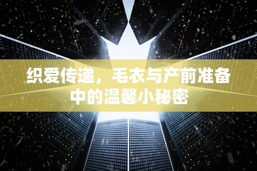 织爱传递，毛衣与产前准备中的温馨小秘密