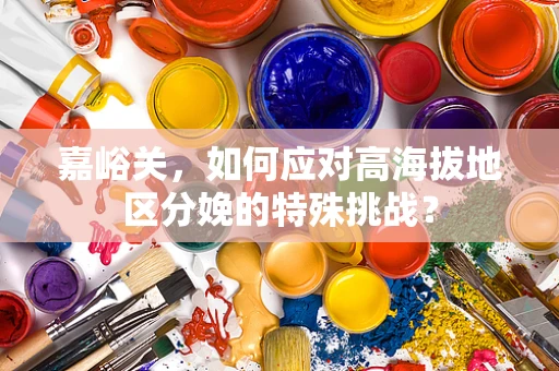 嘉峪关，如何应对高海拔地区分娩的特殊挑战？