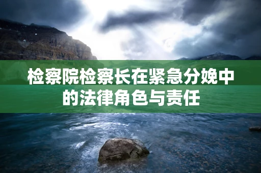 检察院检察长在紧急分娩中的法律角色与责任