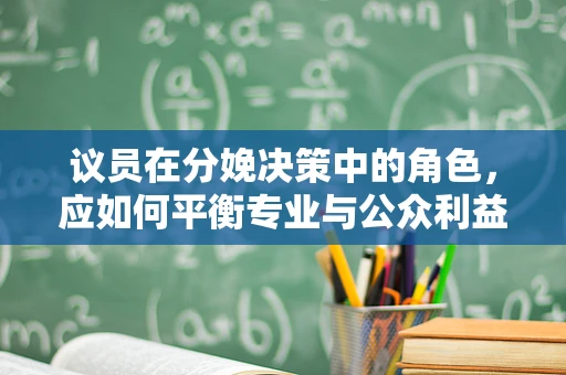 议员在分娩决策中的角色，应如何平衡专业与公众利益？