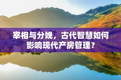 宰相与分娩，古代智慧如何影响现代产房管理？